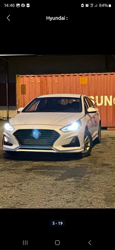 самая дорогая машина в кыргызстане: Hyundai : 2018 г., 2 л, Автомат, Газ, Седан