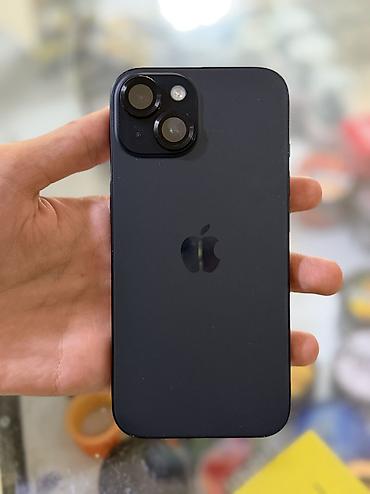 2 el iphone 15: IPhone 15, 128 GB, Black Titanium, Zəmanət, Barmaq izi, Simsiz şarj — 3