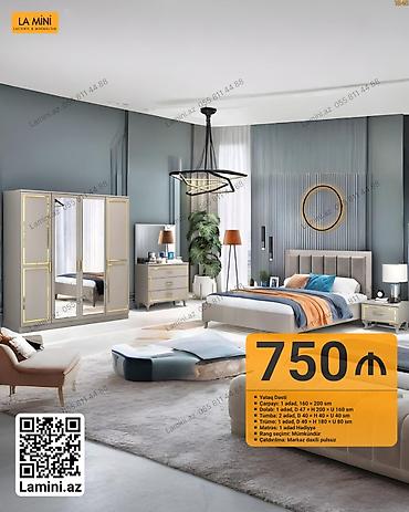 tek kiravatlar: Yataq Dəsti – La Mini Komplektə daxildir: - Çarpayı: 1 ədəd, 160 × — 1