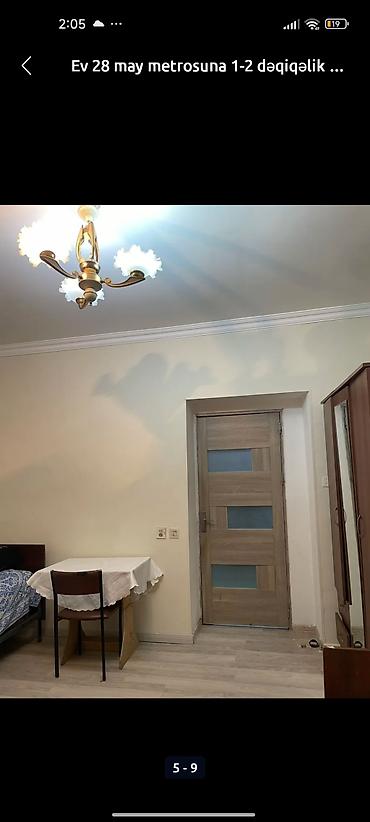 1 otaqli kiraye: 28 May metroya 5 dəqiqəlik məsafədə bir bey otaq yoldaşı axtarılır — 3