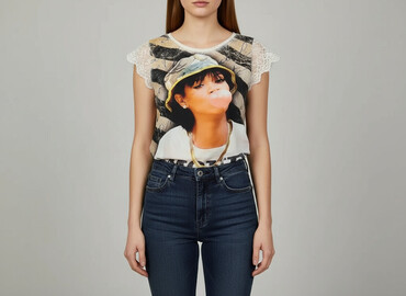 t shirty bawełniane damskie allegro: T-shirt damski, rozmiar S