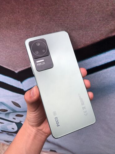 поко 4: Poco F4, Б/у, 256 ГБ, цвет - Зеленый, 2 SIM, eSIM