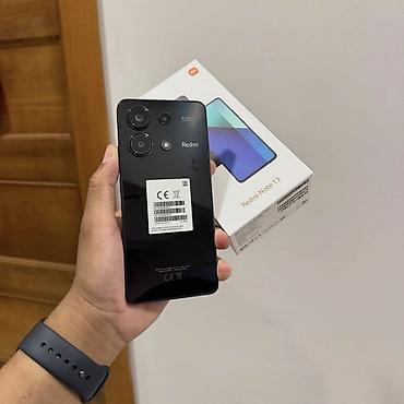note 14: Redmi, Redmi Note 13, Б/у, 256 ГБ, цвет - Черный, 1 SIM, 2 SIM, eSIM — 3