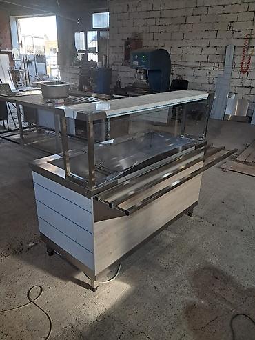 restoran: Paslanmayan poladdan hazırlanmış isti yemək vitrin-bufeti - Təyinat — 1