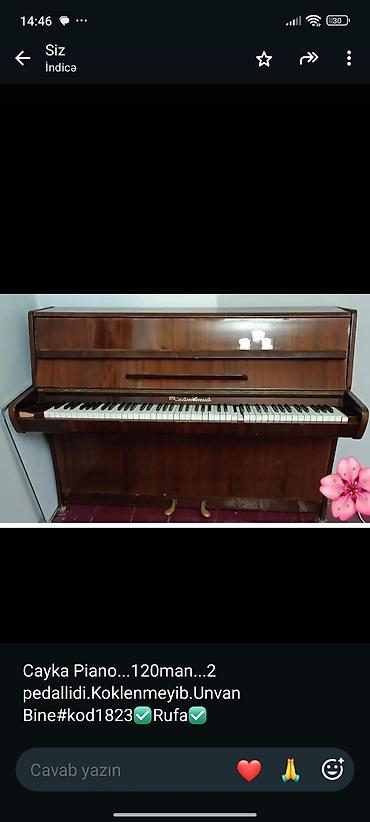 korg pa3x 61: Çayka pianino - Akustik up-right pianino, “Çayka” modeli - 2 pedallı — 1