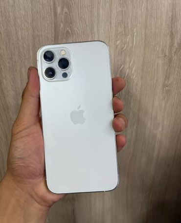 айфон ис: IPhone 12 Pro Max, Ак, Заряддоочу түзүлүш, Коргоочу айнек, Каптама, 80 %