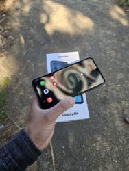 телефон fly nimbus 1: Samsung Galaxy A16, 256 ГБ, цвет - Черный, Отпечаток пальца, Face ID