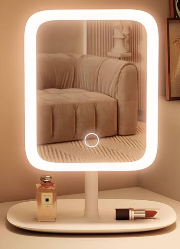 зеркало скания: Прямоугольное зеркало с LED подсветкой для макияжа❤️ Чтобы заказать