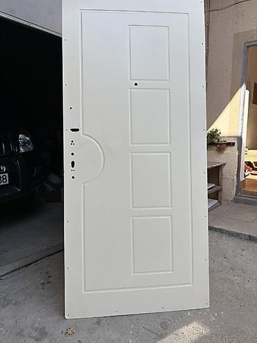 Təmir və tikinti: Ağ rəngli daxili otaq qapısı (panel dizaynlı) - Material: MDF/taxta — 3