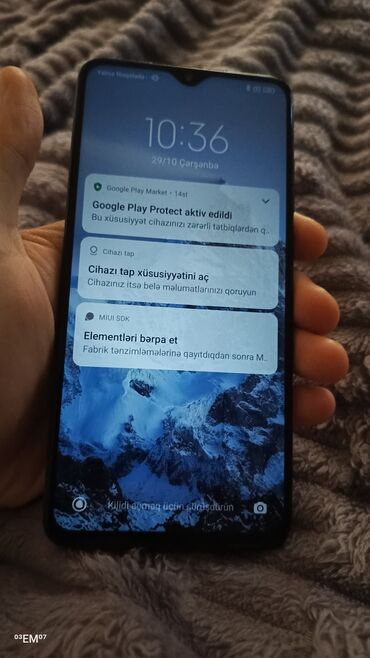 z fold 2: Redmi Note 8 Pro, 64 GB, rəng - Mavi, Sensor, Barmaq izi, İki sim kartlı