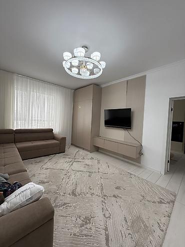Продажа квартир: 2 комнаты, 51 м², ул. Чынгыз Айтматова Элитка, 9 этаж, Евроремонт — 2