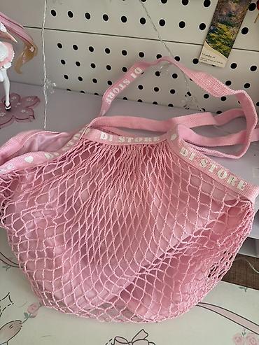 Шопперы: Абсолютно новая розовая авоська от DI STORE - Тип: легкая — 1