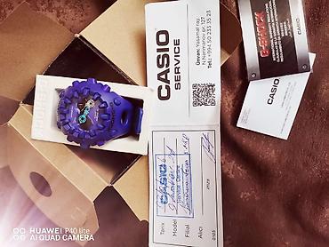 xac səkilli naxislar: CASIO G‑SHOCK qol saatı – mavi rəng - Model: GA‑V01 (5751 modul — 4