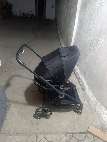 Коляски: Коляска, цвет - Черный, Б/у — 9