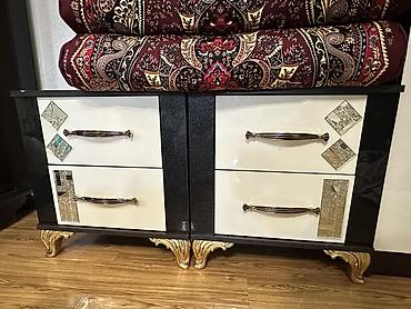 Спальные гарнитуры: Спальный гарнитур, Б/у, Двуспальная кровать, Шкаф, Комод — 6