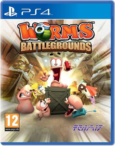 oyun diskleri magazasi: Ps4 üçün worms battlegrounds oyun diski