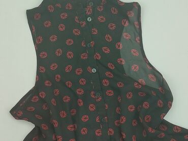 czarne przezroczyste bluzki siateczka: Shirt, FBsister, S (EU 36), condition - Very good