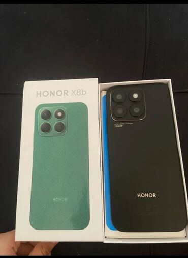 телефон fly q: Honor X8b, 128 GB, rəng - Qara