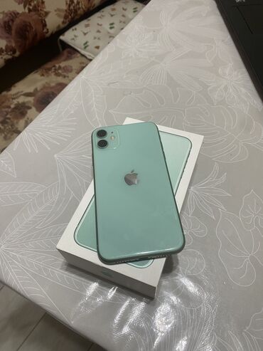 Apple iPhone: IPhone 11, 64 GB, Mavi, Barmaq izi, Simsiz şarj, Face ID