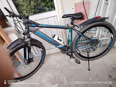 velosiped ev üçün: İşlənmiş Şəhər velosipedi Adidas, 26", sürətlərin sayı: 9, Ödənişli çatdırılma, Ünvandan götürmə — 2