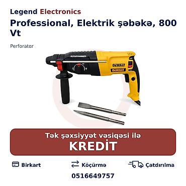 disk yonan aparat: Elan başlığı: Perforator, Professional, Elektrik şəbəkə, 800 Vt Elan — 1