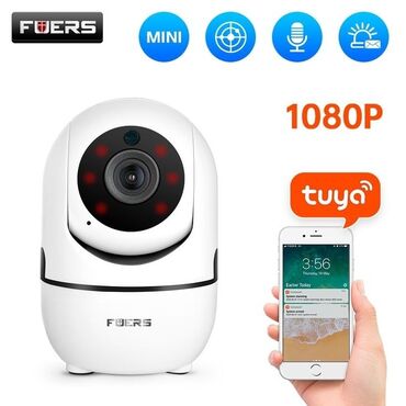 kamera satışı və quraşdırılması: Kamera wifi 360° smart kamera 2mp full hd original wifi smart ptz