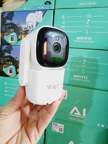 Səs gücləndiriciləri: Simsiz Wifi ptz kamera 360° 3mp ✅️--Yaddaṣ karti (hədiyyə) Pulsuz