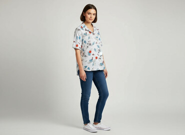 levis basic t shirty: Esmara, Koszula damska, rozmiar L