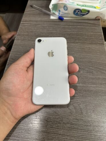 айфон 8 жаны: IPhone 8, Б/у, 64 ГБ, Белый, 100 %