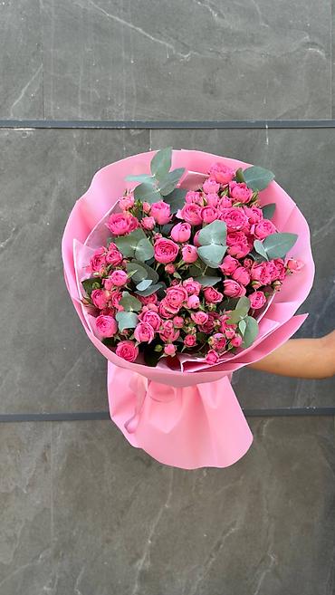 отдам даром цветы: Букет из кустовой розы — 6