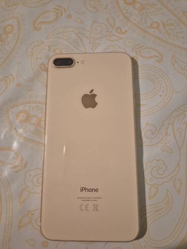 ayfon telefon: IPhone 8 Plus, 64 GB, Qızılı, Barmaq izi