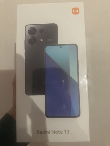 xiaomi 13 qiymeti: Xiaomi Redmi Note 13, 256 GB, rəng - Qara, 
 İki sim kartlı, Face ID, Simsiz şarj