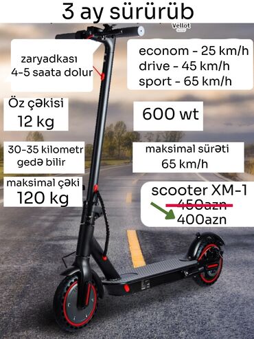 Elektrik samokat 8", 501 - 750 Vt, > 45 km/s