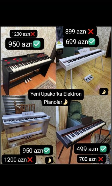 Pianolar: Piano, Akustik, Yeni, Ünvandan götürmə, Ödənişli çatdırılma