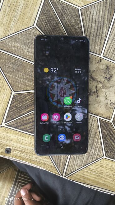 samsung tab: Samsung Galaxy A12, 32 GB, rəng - Qara, Sensor, Barmaq izi