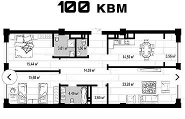 real estate: Продается 3 х комнатная квартира 📍Адрес: Асанбай 🏗️Застройщик: Elite — 2