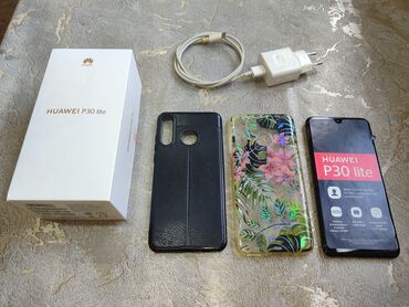 huawei p30 qiyməti: Huawei P30 Lite, 128 GB, rəng - Qara, Sensor, Barmaq izi, İki sim kartlı