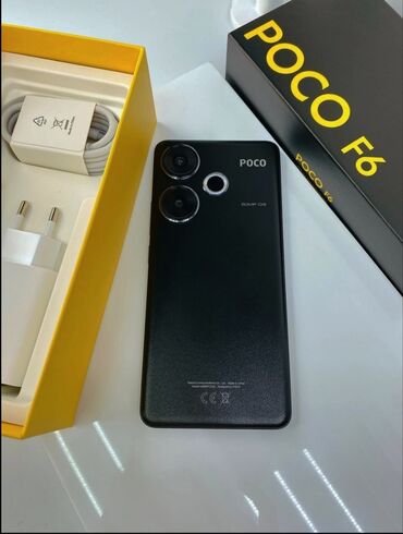 телефон на 1000: Poco F6, цвет - Черный