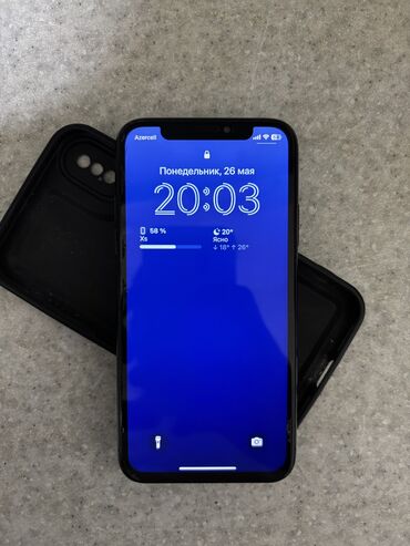 iphone xs resmi: IPhone Xs, 64 GB, Black Titanium, Face ID