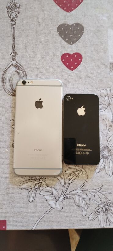 apple dubay: IPhone 6 Plus, 64 GB, Gümüşü, Barmaq izi, Face ID