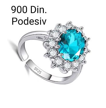 evil eye nakit: Posrebrene podesive prstenje elegantnog dizajna od hirurskog čelika sa — 3