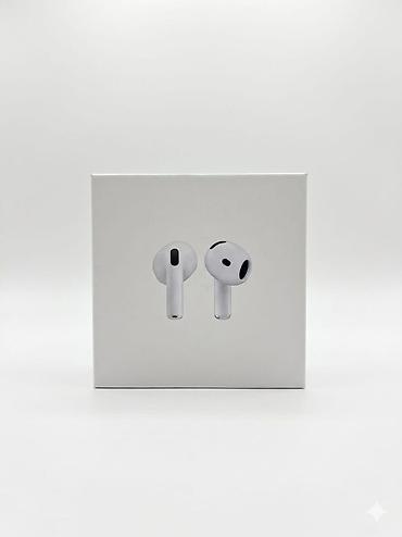 qulaqcıq iphone: Məhsul: AirPods 4 A KLASS (qutusunda göstərilən model) Xüsusiyyətlər — 1