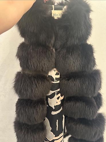 Jiletlər: Jilet, Max Mara, L, XL, rəng - Qəhvəyi — 3