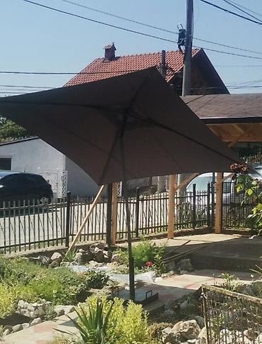 forma ideale bašta: Platneni Suncobran 250x250cm NOVO UV Zastita AKCIJA — 4