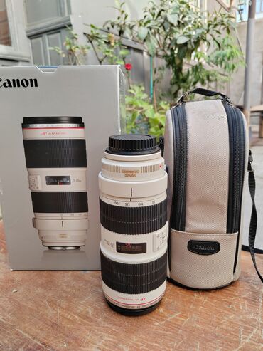 canon fotoaparat qiymetleri: Canon ef 70-200 mm f2.8 is ii usm 2 ci versiyadır. Heç bir problemi