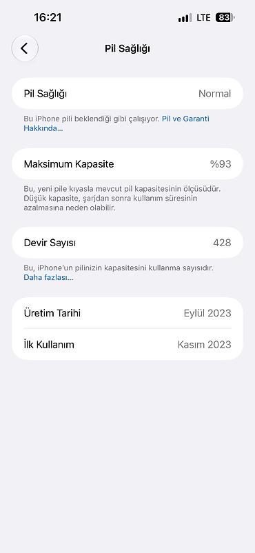 kombat 1: IPhone 15 Pro Max, 256 GB, Natural Titanium, Zəmanət, Simsiz şarj, Face ID — 2