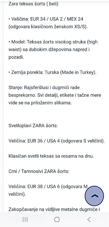 pull and bear novi sad: ZARA letnji denim set – 4 komada 1) Zara teksas suknja (plava) - — 3