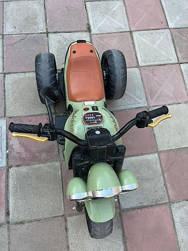 cross motor çocuk: Uşaq elektrik motoskleti – 3 təkərli, yaşıl rəng 350 azna alınıb — 3