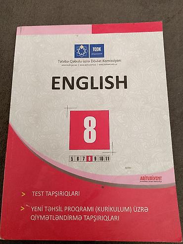 Testlər: İngilis dili Testlər 8-ci sinif, DİM, 1-ci hissə, 2016 il — 1