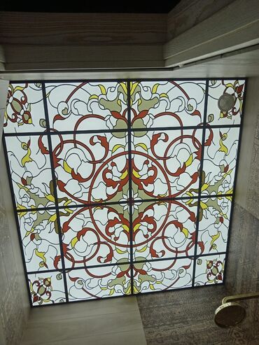 ev qaplari: LED işıqlı dekorativ tavan panelləri - Material: işıqkeçirən